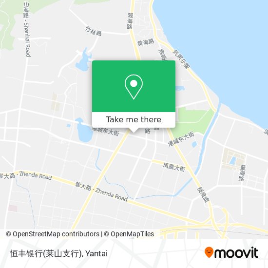 恒丰银行(莱山支行) map