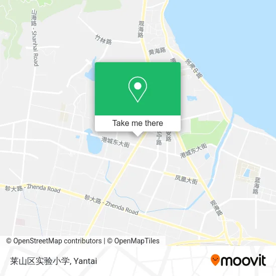 莱山区实验小学 map