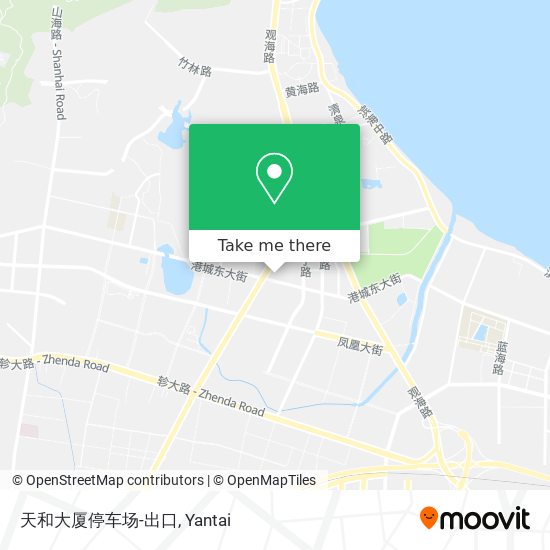 天和大厦停车场-出口 map