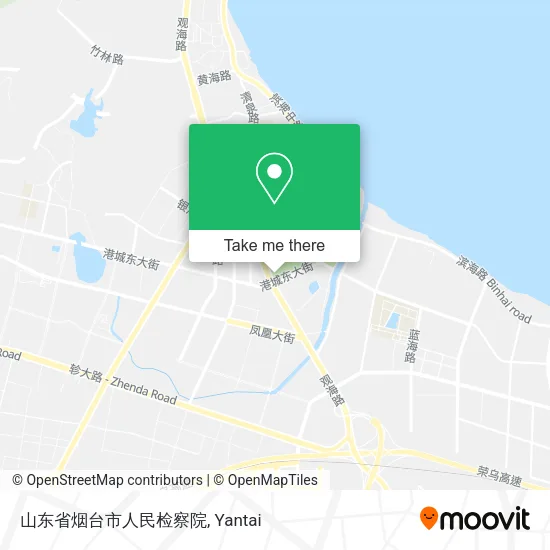 山东省烟台市人民检察院 map