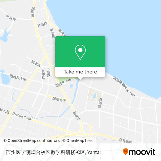 滨州医学院烟台校区教学科研楼-C区 map