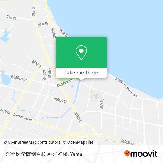 滨州医学院烟台校区-沪祥楼 map