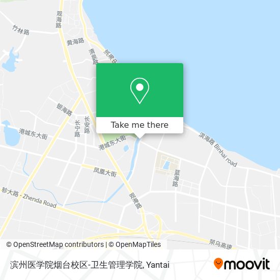滨州医学院烟台校区-卫生管理学院 map
