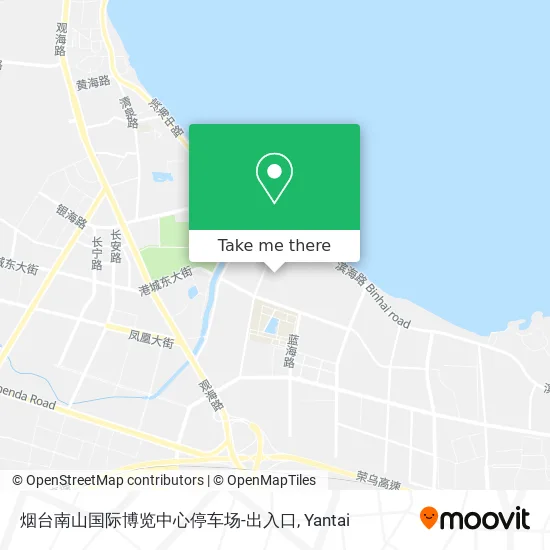 烟台南山国际博览中心停车场-出入口 map