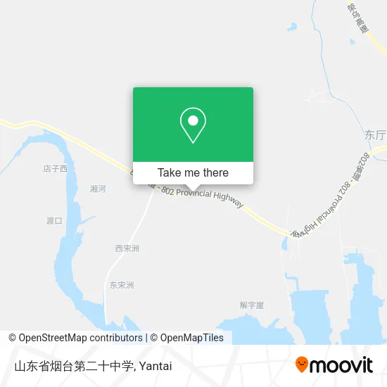 山东省烟台第二十中学 map