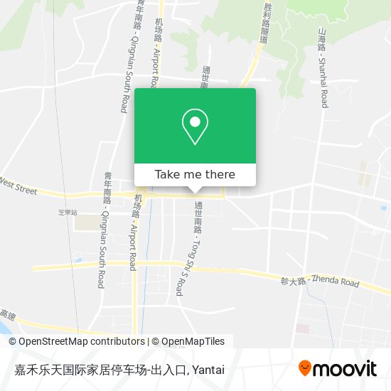 嘉禾乐天国际家居停车场-出入口 map