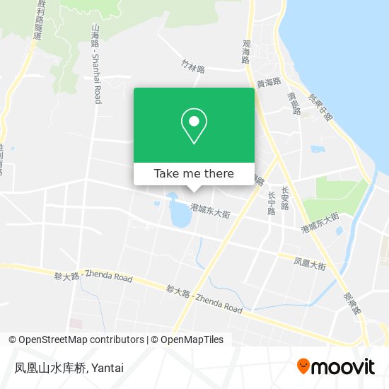 凤凰山水库桥 map