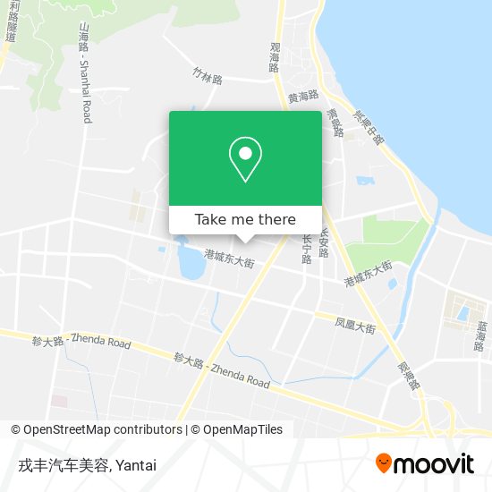 戎丰汽车美容 map