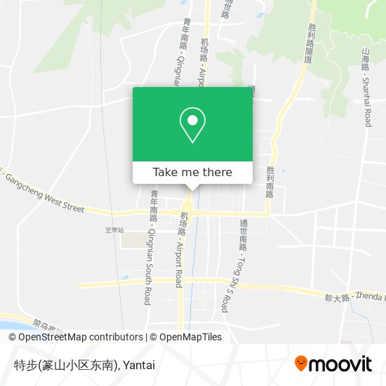 特步(篆山小区东南) map