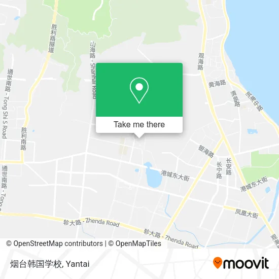 烟台韩国学校 map