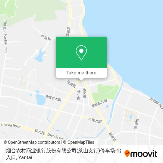 烟台农村商业银行股份有限公司(莱山支行)停车场-出入口 map