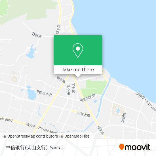 中信银行(莱山支行) map