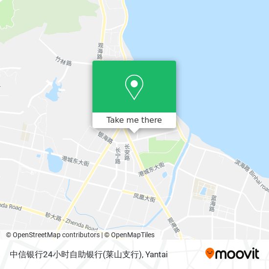 中信银行24小时自助银行(莱山支行) map