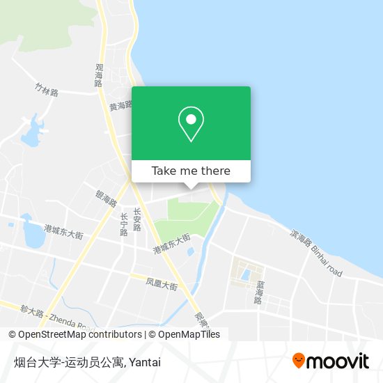 烟台大学-运动员公寓 map