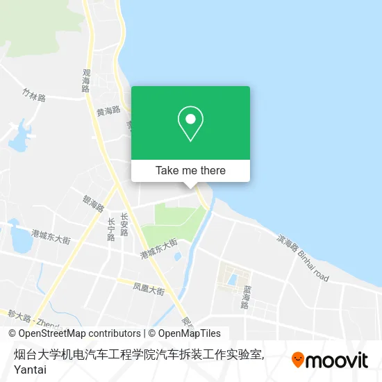 烟台大学机电汽车工程学院汽车拆装工作实验室 map