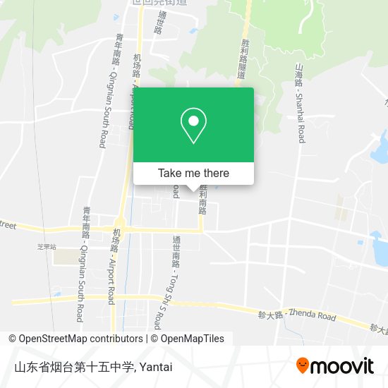 山东省烟台第十五中学 map
