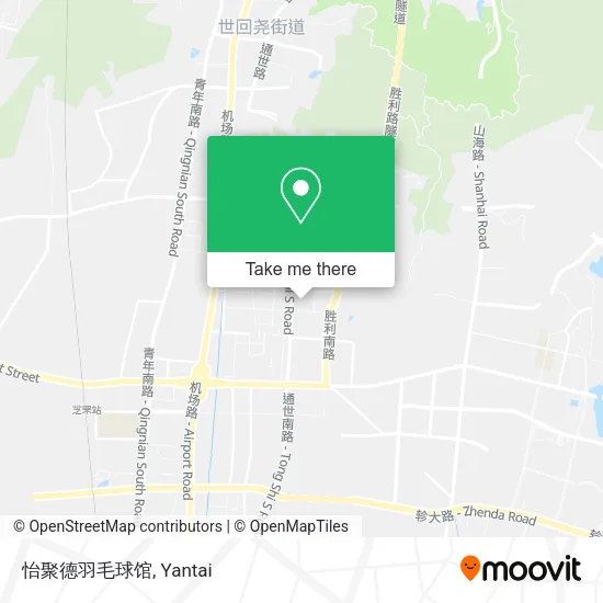 怡聚德羽毛球馆 map