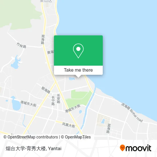 烟台大学-育秀大楼 map