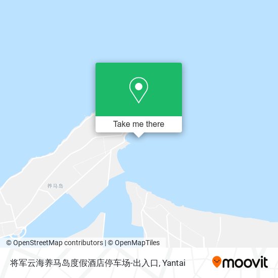 将军云海养马岛度假酒店停车场-出入口 map