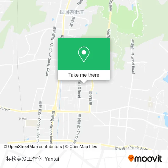 标榜美发工作室 map