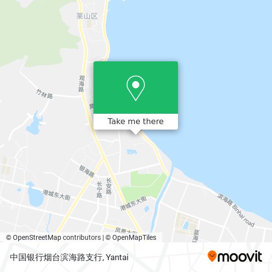 中国银行烟台滨海路支行 map