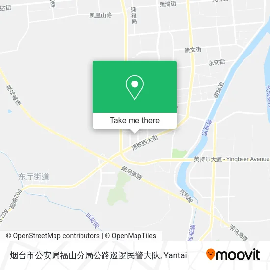 烟台市公安局福山分局公路巡逻民警大队 map