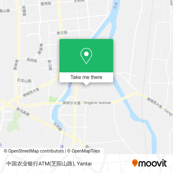 中国农业银行ATM(芝阳山路) map