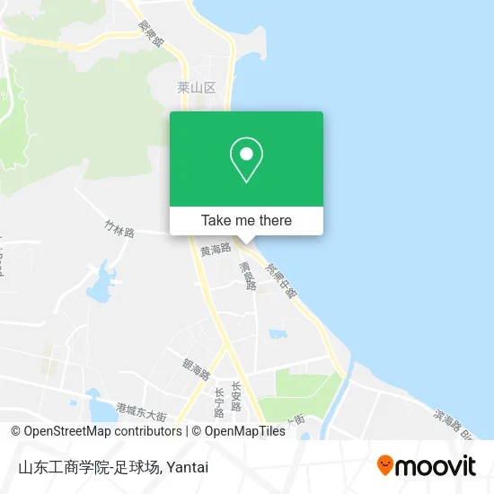 山东工商学院-足球场 map