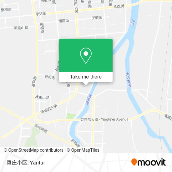 康庄小区 map