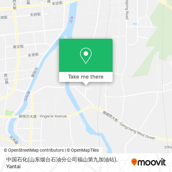 中国石化(山东烟台石油分公司福山第九加油站) map