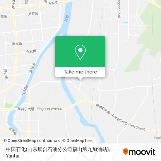 中国石化(山东烟台石油分公司福山第九加油站) map