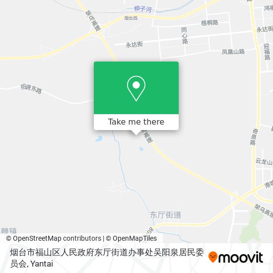 烟台市福山区人民政府东厅街道办事处吴阳泉居民委员会 map