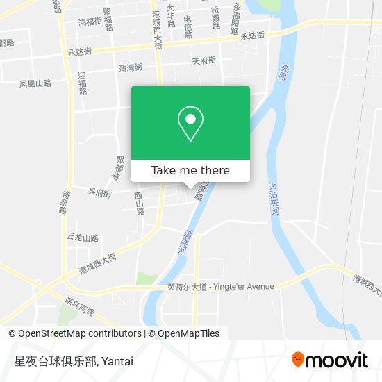星夜台球俱乐部 map