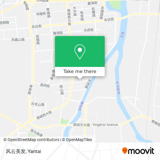 风云美发 map