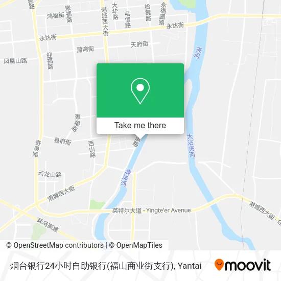 烟台银行24小时自助银行(福山商业街支行) map