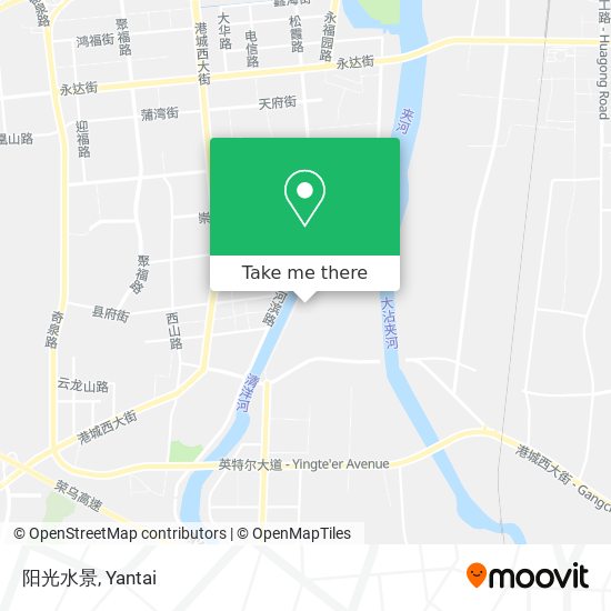 阳光水景 map