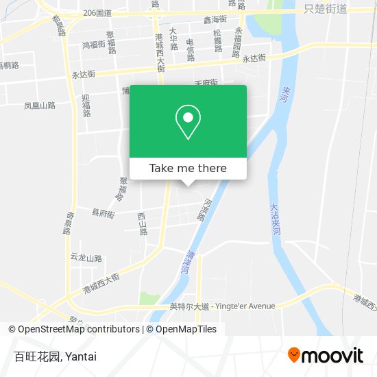 百旺花园 map