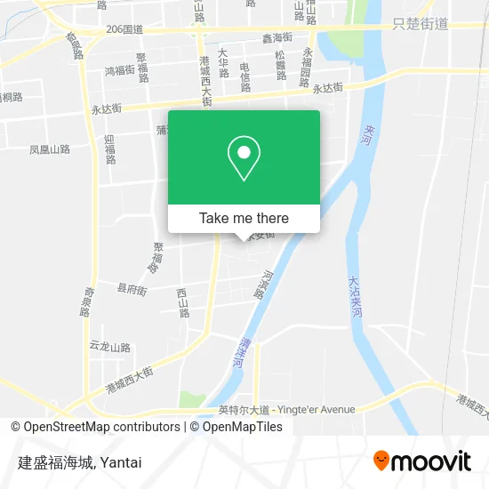 建盛福海城 map
