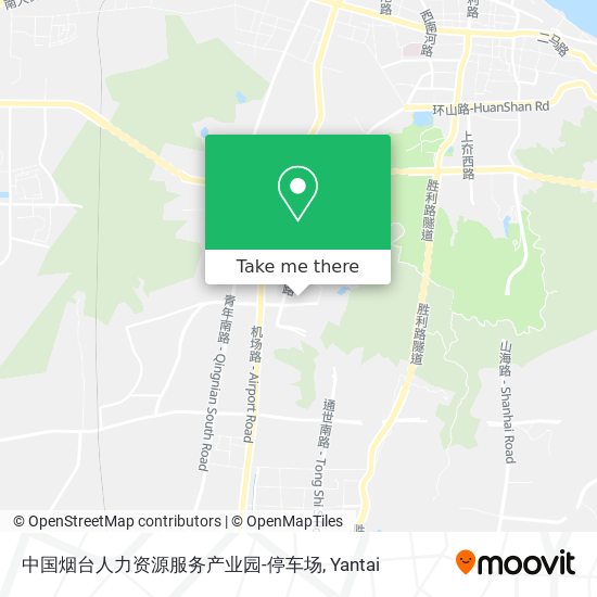 中国烟台人力资源服务产业园-停车场 map