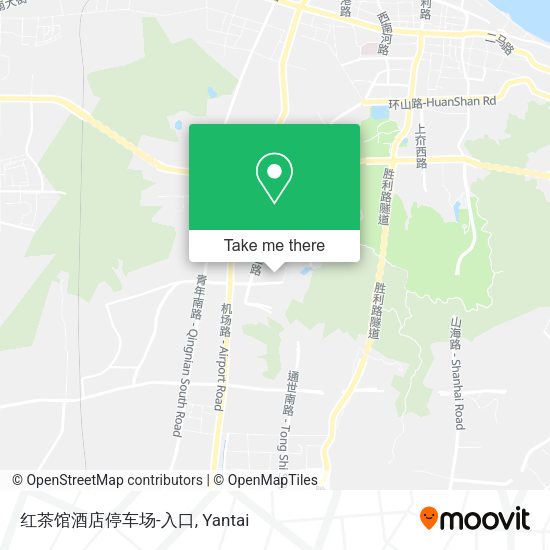 红茶馆酒店停车场-入口 map