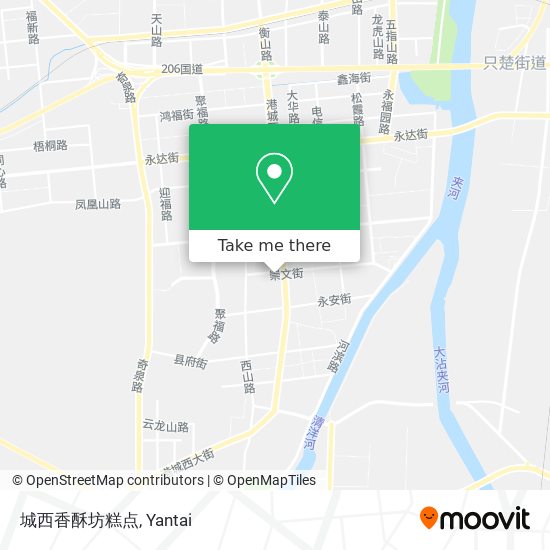 城西香酥坊糕点 map