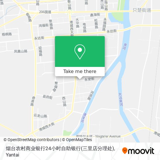 烟台农村商业银行24小时自助银行(三里店分理处) map