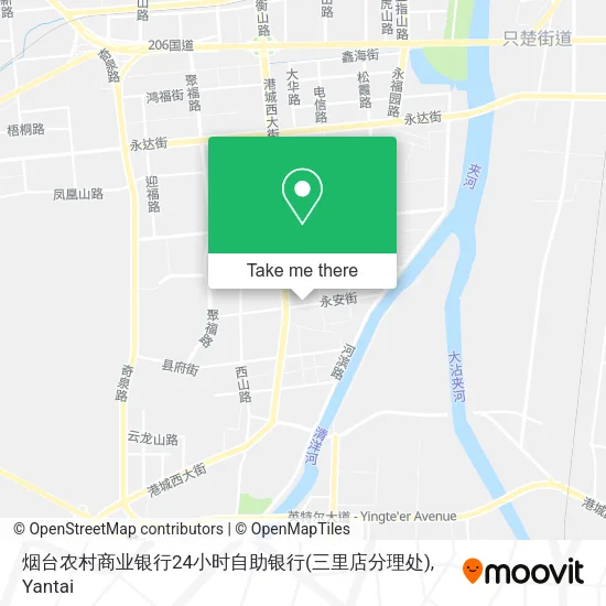 烟台农村商业银行24小时自助银行(三里店分理处) map