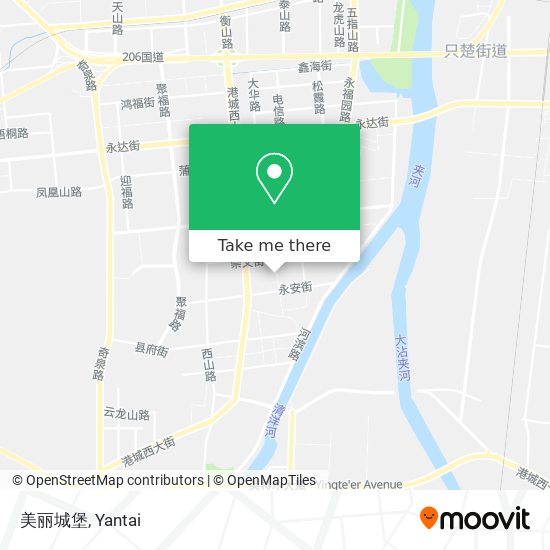 美丽城堡 map