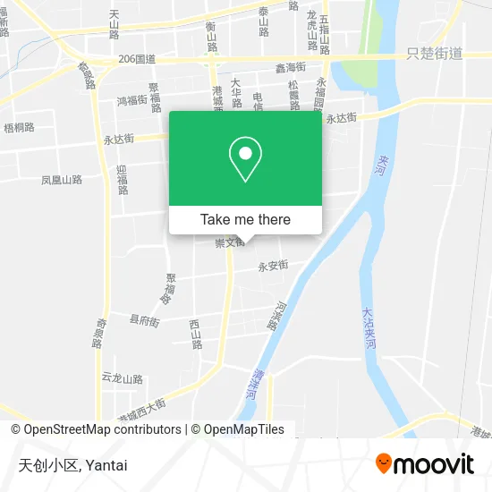 天创小区 map
