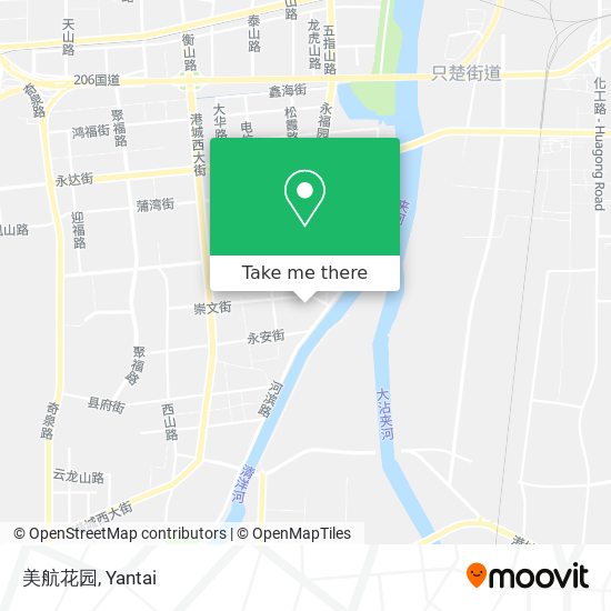美航花园 map