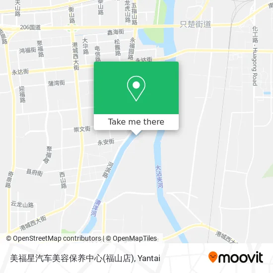 美福星汽车美容保养中心(福山店) map