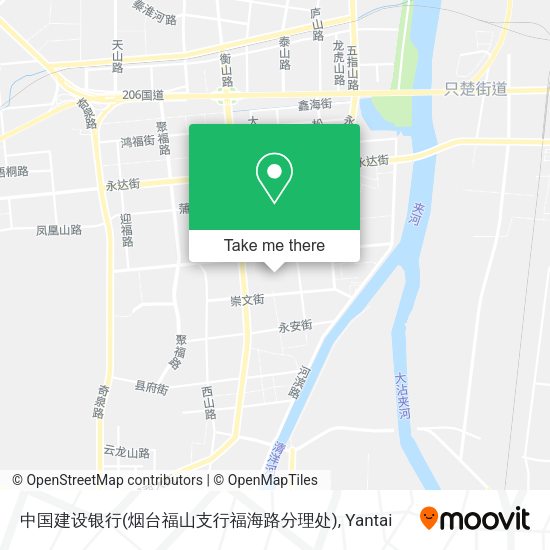 中国建设银行(烟台福山支行福海路分理处) map