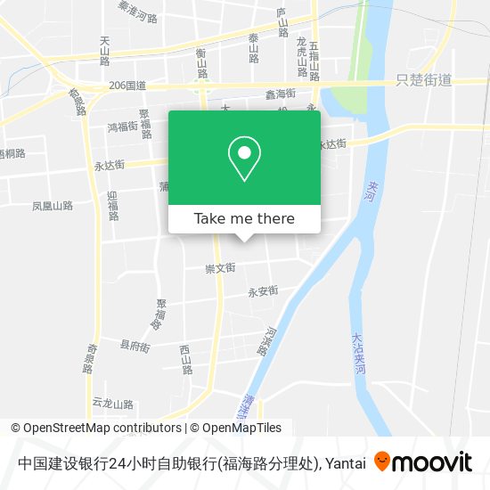 中国建设银行24小时自助银行(福海路分理处) map