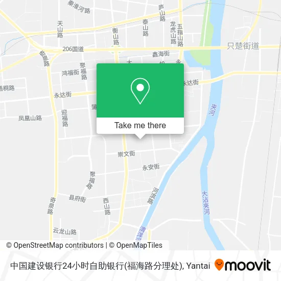 中国建设银行24小时自助银行(福海路分理处) map